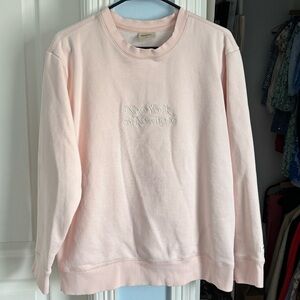 New York or Nowhere Pink Matching Crewneck and Sweatpants Set L/XL